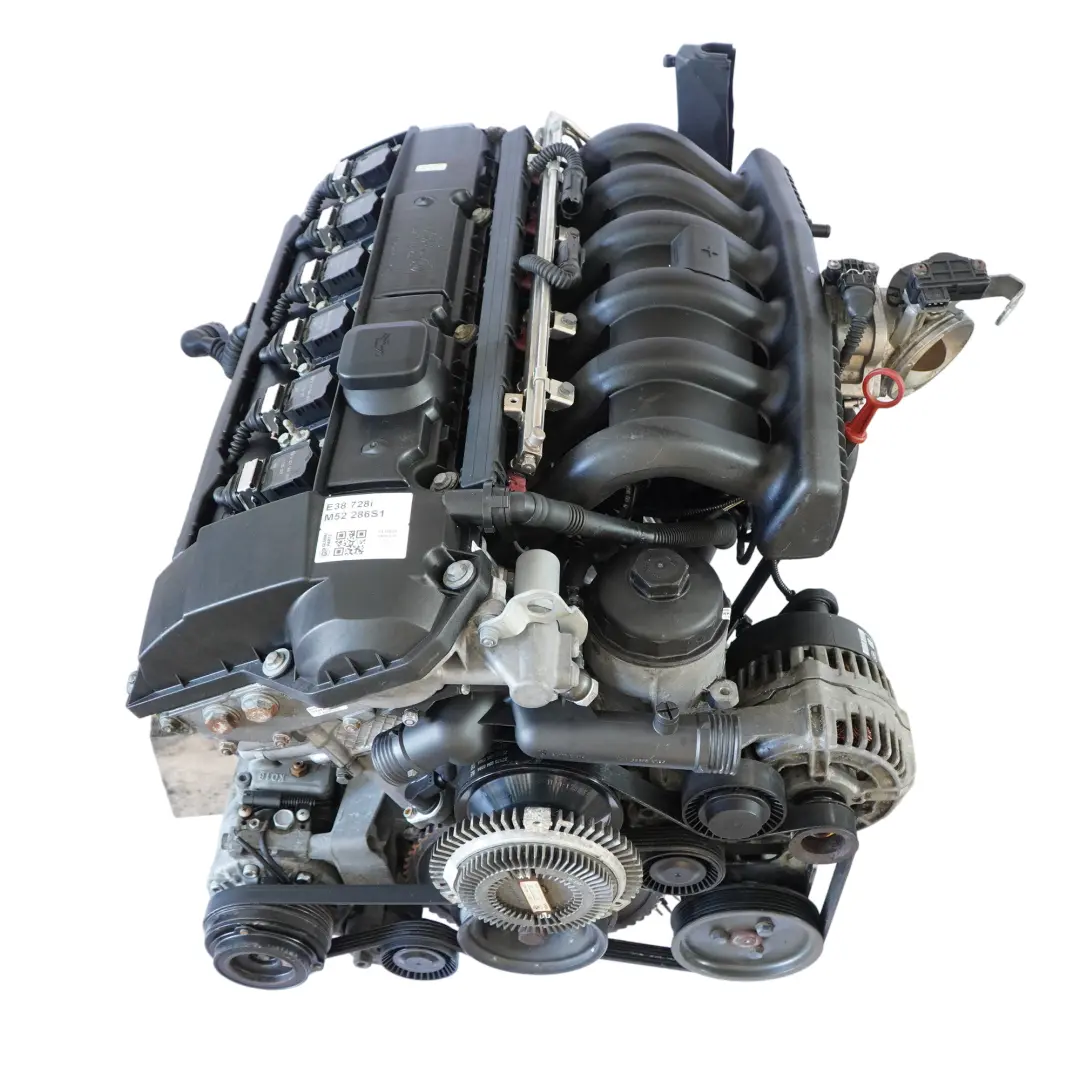 M52 Complete Engine 286S1 Petrol M52B28 193HP WARRANTY BMW E38 728i - SKU 1438689-1 - Part number 1438689