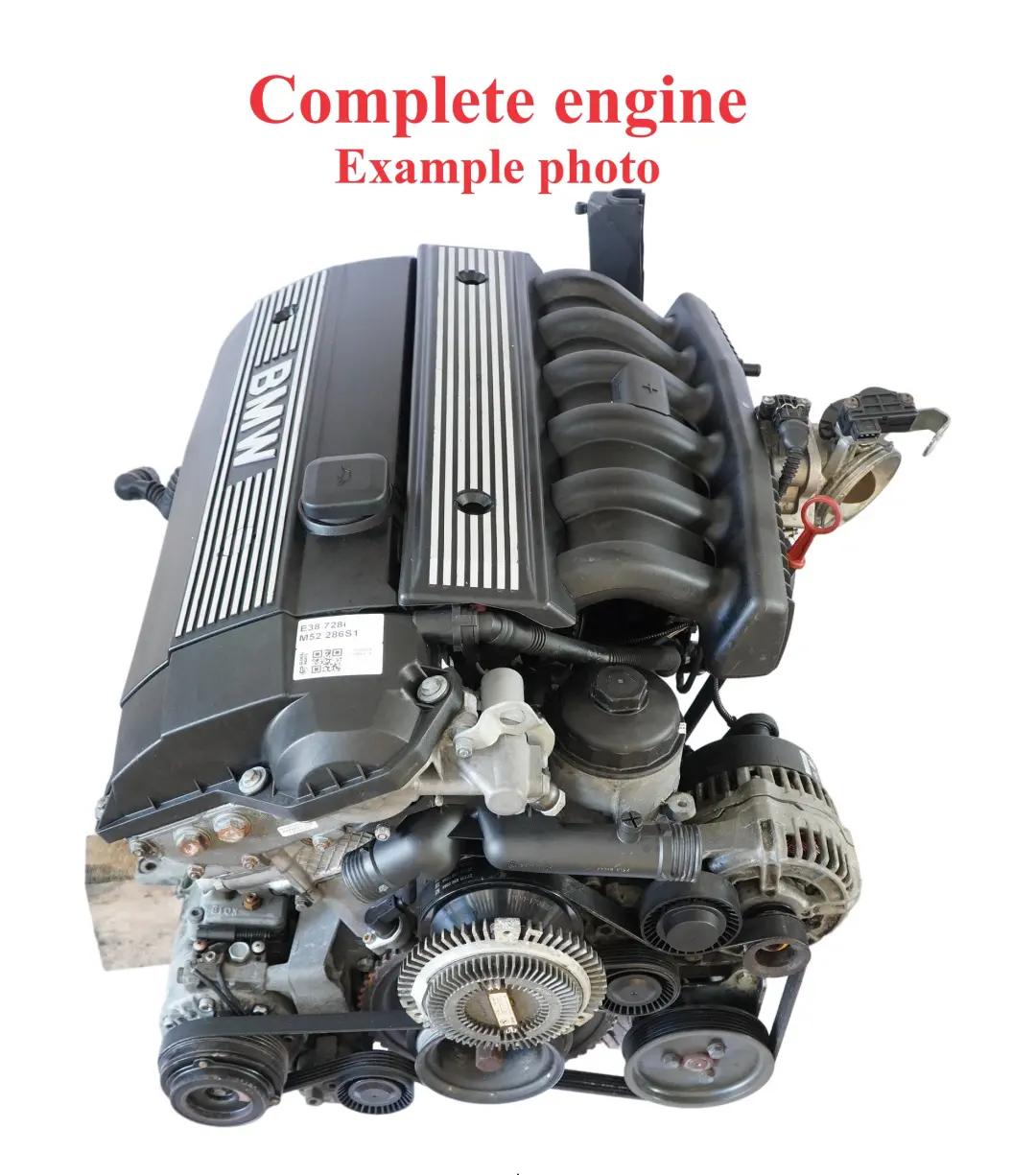 M52 Bare Engine 286S1 Petrol M52B28 193HP WARRANTY to BMW E38 728i with Part number 1438689 BMW E38 728i M52 Bare Engine 286S1 Petrol M52B28 193HP WARRANTY - SKU 1438689 - Part number 1438689