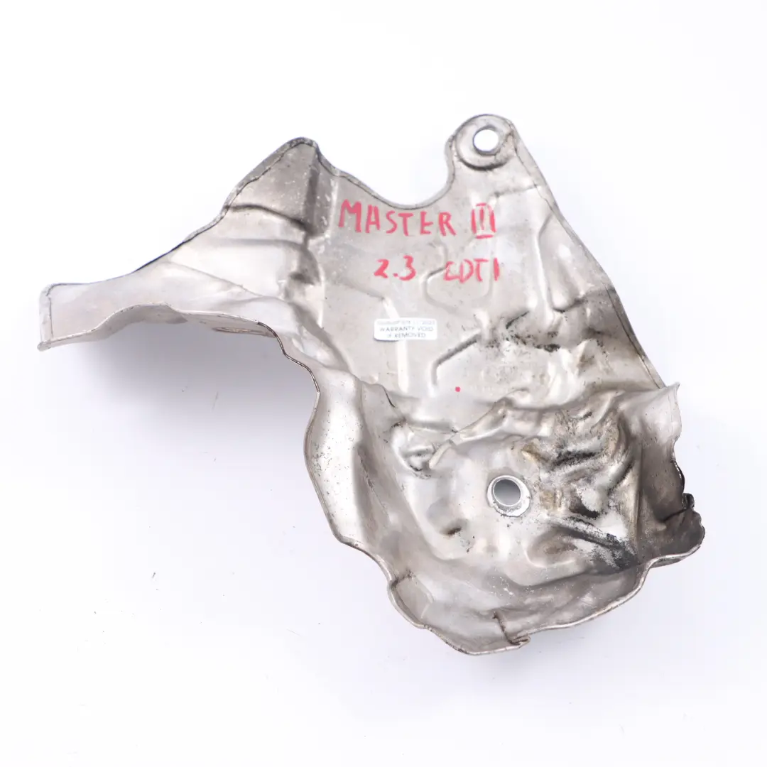 Piastra Scudo Termico per Renault Master III Opel Movano B 2.3 D Turbo con numero di parte 144505386R Renault Master III Opel Movano B 2.3 D Turbo Piastra Scudo Termico - SKU 144505386R - Numero di parte 144505386R