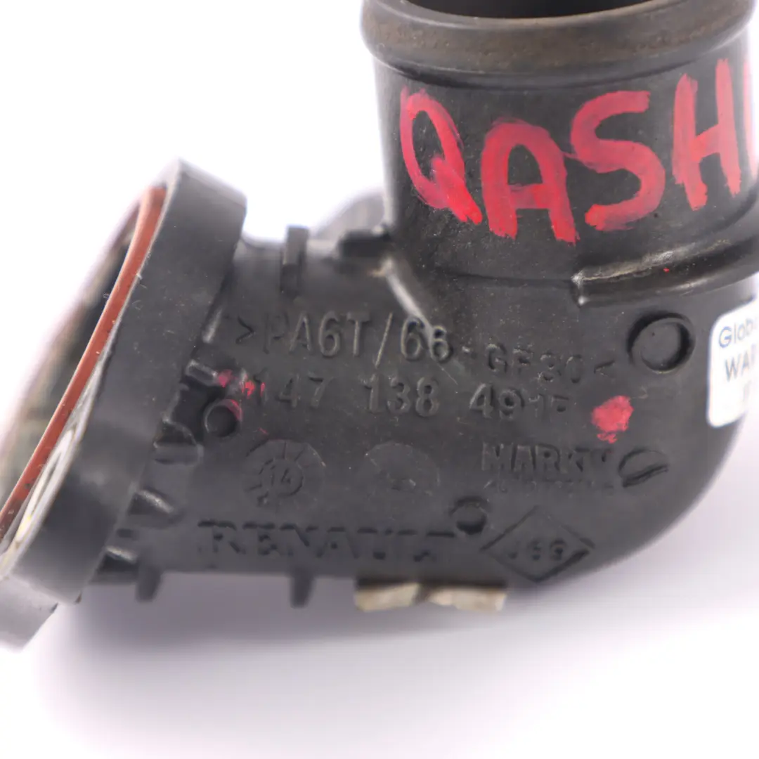 Nissan Qashqai Renault 1.5 dCi Egr Cooler Coolant Water Flange - SKU 147138491R - Part number 147138491R