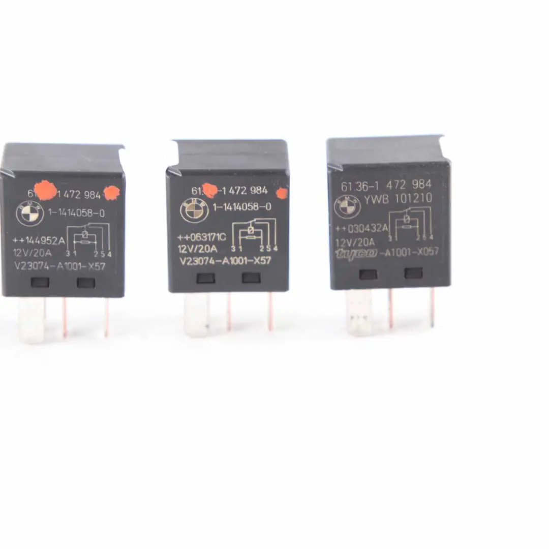 5-Pin Negro Relé Limpiaparabrisas Set para Mini R50 R52 R53 R55 R56 R57 R58 con número de pieza 1472984 Mini R50 R52 R53 R55 R56 R57 R58 5-Pin Negro Relé Limpiaparabrisas Set - SKU 1472984-2 - Número de pieza 1472984