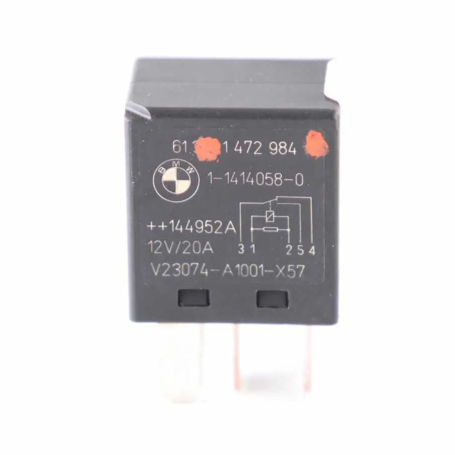 Mini R50 R52 R53 R55 R56 R57 R58 5-Pin Negro Relé Limpiaparabrisas Set - SKU 1472984-2 - Número de pieza 1472984
