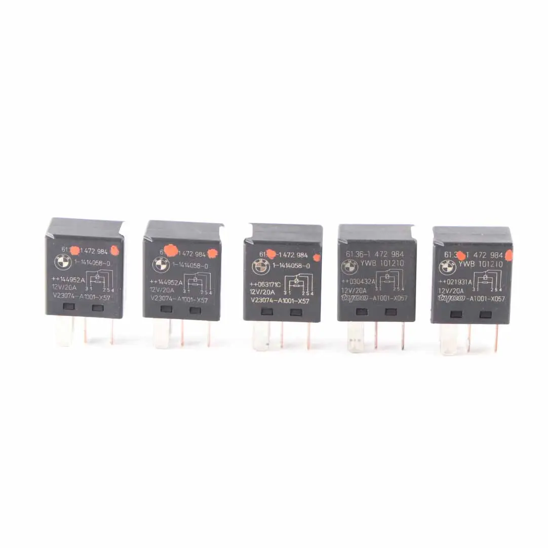 Mini R50 R52 R53 R55 R56 R57 R60 5-Pin Jeu d'essuie glaces relais noir 1472984