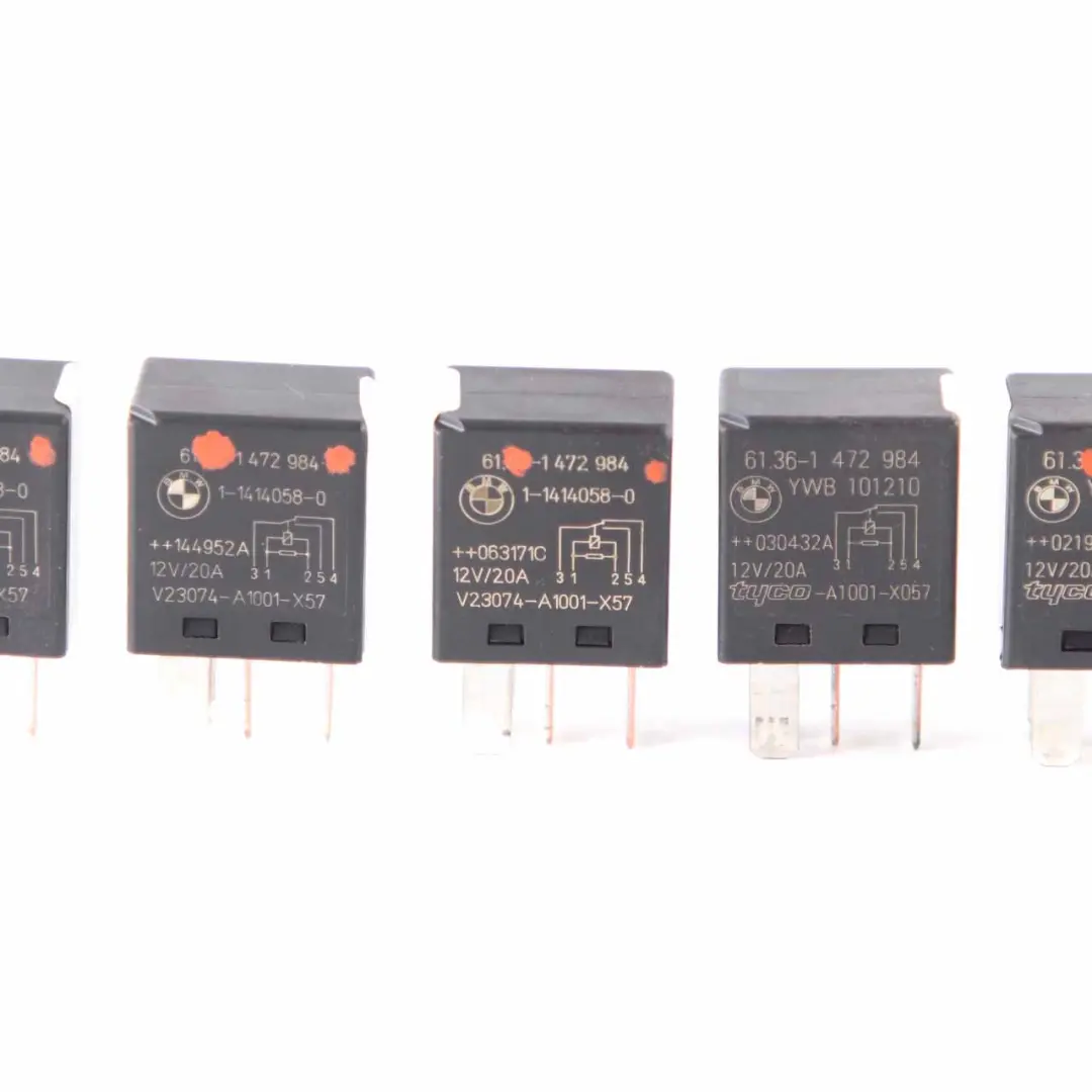 Mini R50 R52 R53 R55 R56 R57 R58 R59 R60 5-Pin Black Relay Wiper Set - SKU 1472984-3 - Part number 1472984