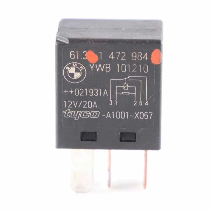 5-Pin Black Relay Wiper Set to Mini R50 R52 R53 R55 R56 R57 R58 R59 R60 with Part number 1472984 Mini R50 R52 R53 R55 R56 R57 R58 R59 R60 5-Pin Black Relay Wiper Set - SKU 1472984-3 - Part number 1472984