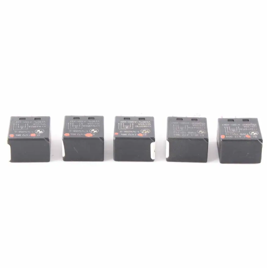 Mini R50 R52 R53 R55 R56 R57 R58 5-Pin Negro Relé Limpiaparabrisas Set - SKU 1472984-3 - Número de pieza 1472984
