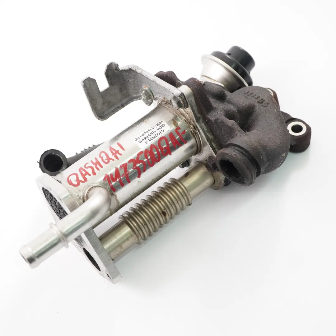 Dacia 1.5 dCi EGR Valve EGR Valve Cooler to Nissan Qashqai Renault with Part number 1473500QAF Nissan Qashqai Renault Dacia 1.5 dCi EGR Valve EGR Valve Cooler - SKU 1473500QAF - Part number 1473500QAF