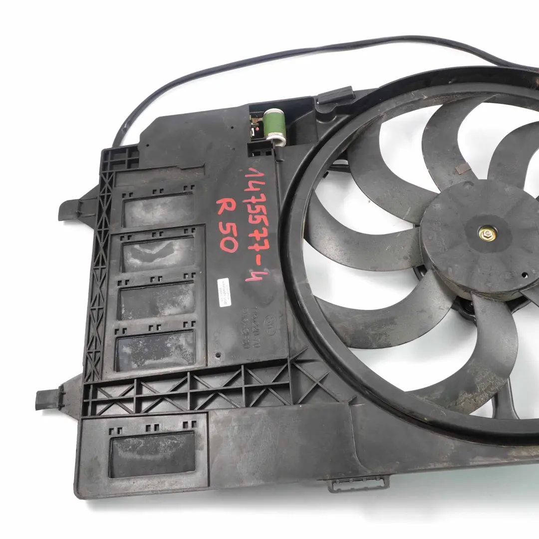 Cooling Radiator Fan Housing SYC 116-220-70 to Mini R50 R53 Petrol Engine with Part number 1475577 Mini R50 R53 Petrol Engine Cooling Radiator Fan Housing SYC 116-220-70 - SKU 1475577-4 - Part number 1475577