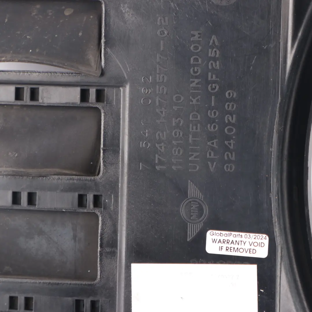 Mini R50 R53 W10 W11 Obudowa Osłona Wentylatora Chłodnicy - SKU 1475577-7 - Numer Części 1475577