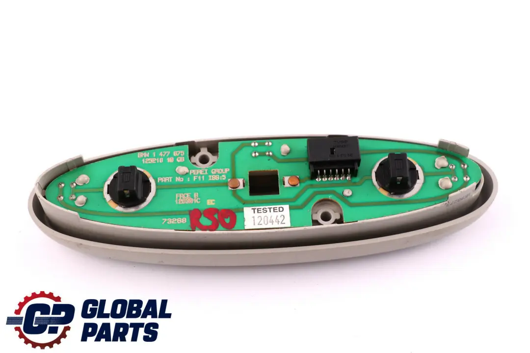 Interior Reading Light Rear Centre to Mini Cooper R50 R53 with Part number 1477675 Mini Cooper R50 R53 Interior Reading Light Rear Centre - SKU 1477675 - Part number 1477675