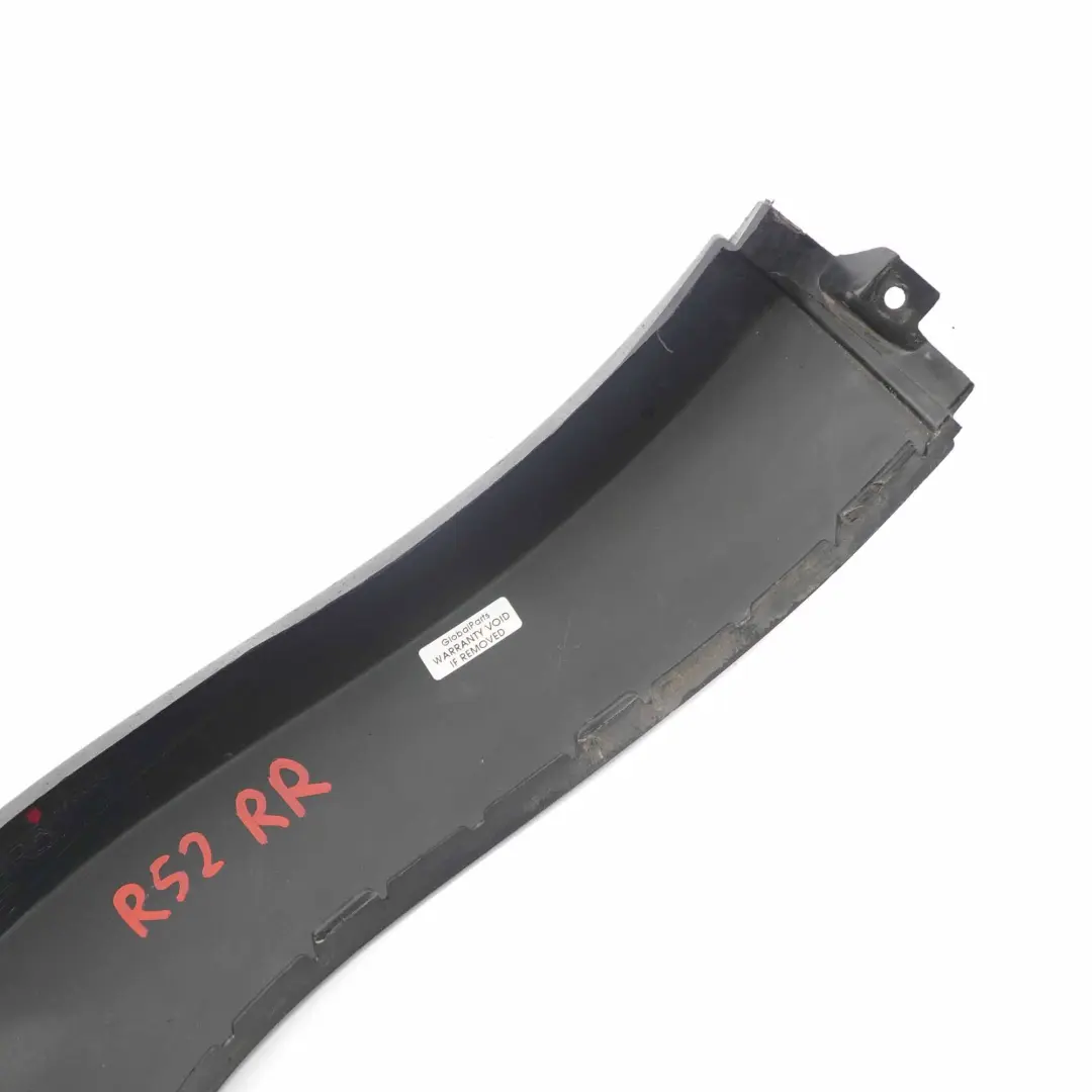Right O/S Bumper Spoiler Wheel Arch Trim to Mini Cooper S R52 R53 W11 Rear with Part number 7130312 Mini Cooper S R52 R53 W11 Rear Right O/S Bumper Spoiler Wheel Arch Trim - SKU 1479093 - Part number 7130312