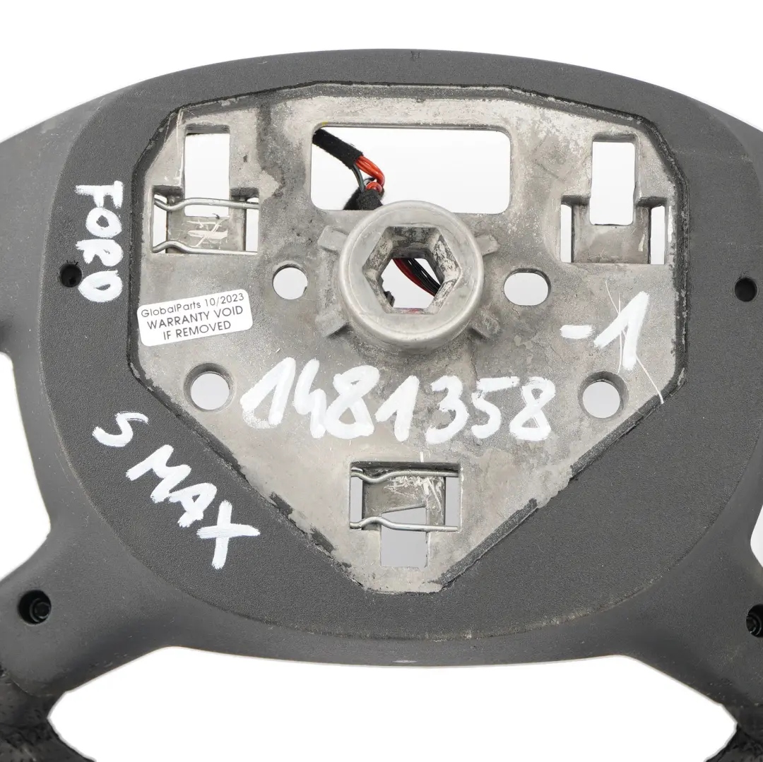 MK4 S-Max NUEVO Volante cuero negro multifunción 6M213600BK para Ford Mondeo con número de pieza 1481358 Ford Mondeo MK4 S-Max NUEVO Volante cuero negro multifunción 6M213600BK - SKU 1481358-1 - Número de pieza 1481358