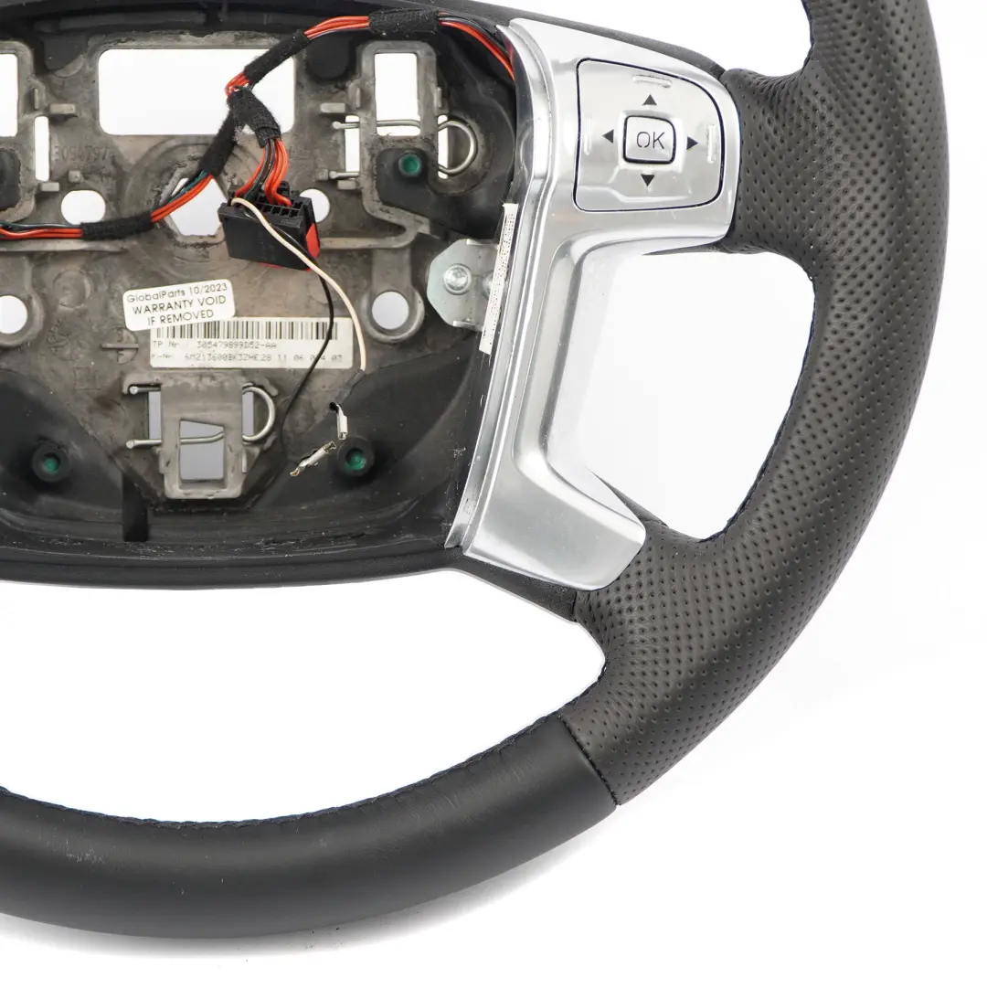 MK4 S-Max NEW Black Leather Steering Wheel Multifunction 6M213600BK to Ford Mondeo with Part number 1481358 Ford Mondeo MK4 S-Max NEW Black Leather Steering Wheel Multifunction 6M213600BK - SKU 1481358-1 - Part number 1481358