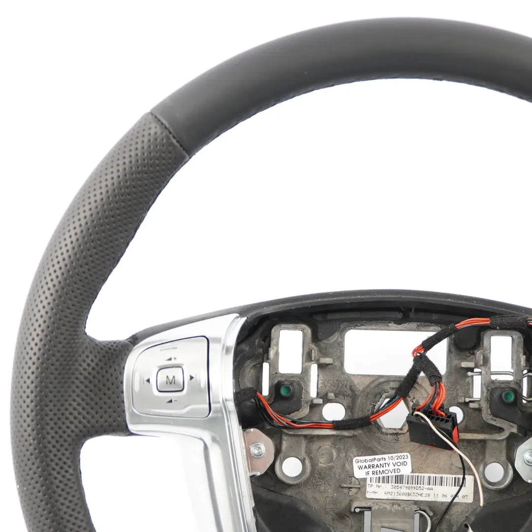 MK4 S-Max NEW Black Leather Steering Wheel Multifunction 6M213600BK to Ford Mondeo with Part number 1481358 Ford Mondeo MK4 S-Max NEW Black Leather Steering Wheel Multifunction 6M213600BK - SKU 1481358-1 - Part number 1481358