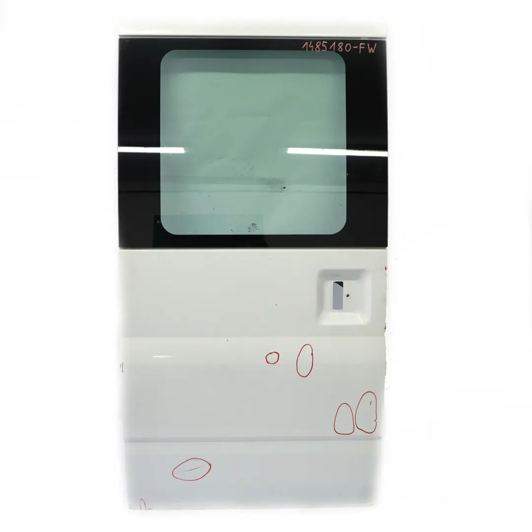 Ford Transit Mk7 Drzwi Boczne Przesuwne Prawy Tył Frozen White Białe - Z2 - SKU 1485180-FW - Numer Części 1485180