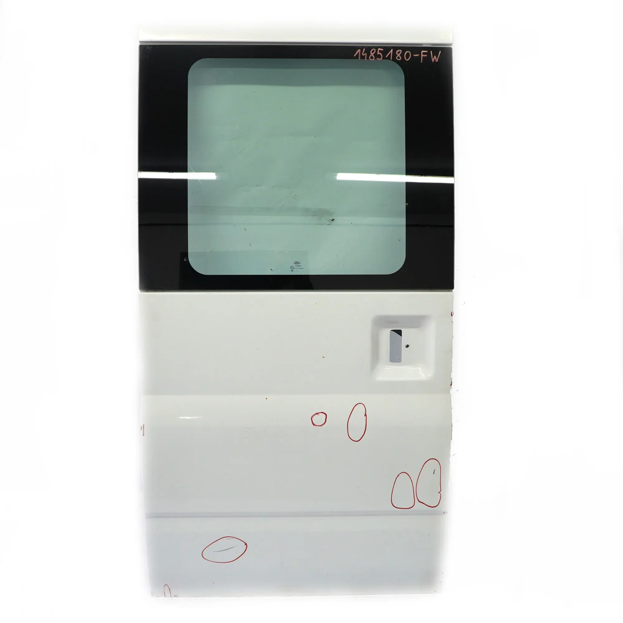 Ford Transit Mk7 Drzwi Boczne Przesuwne Prawy Tył Frozen White Białe - Z2