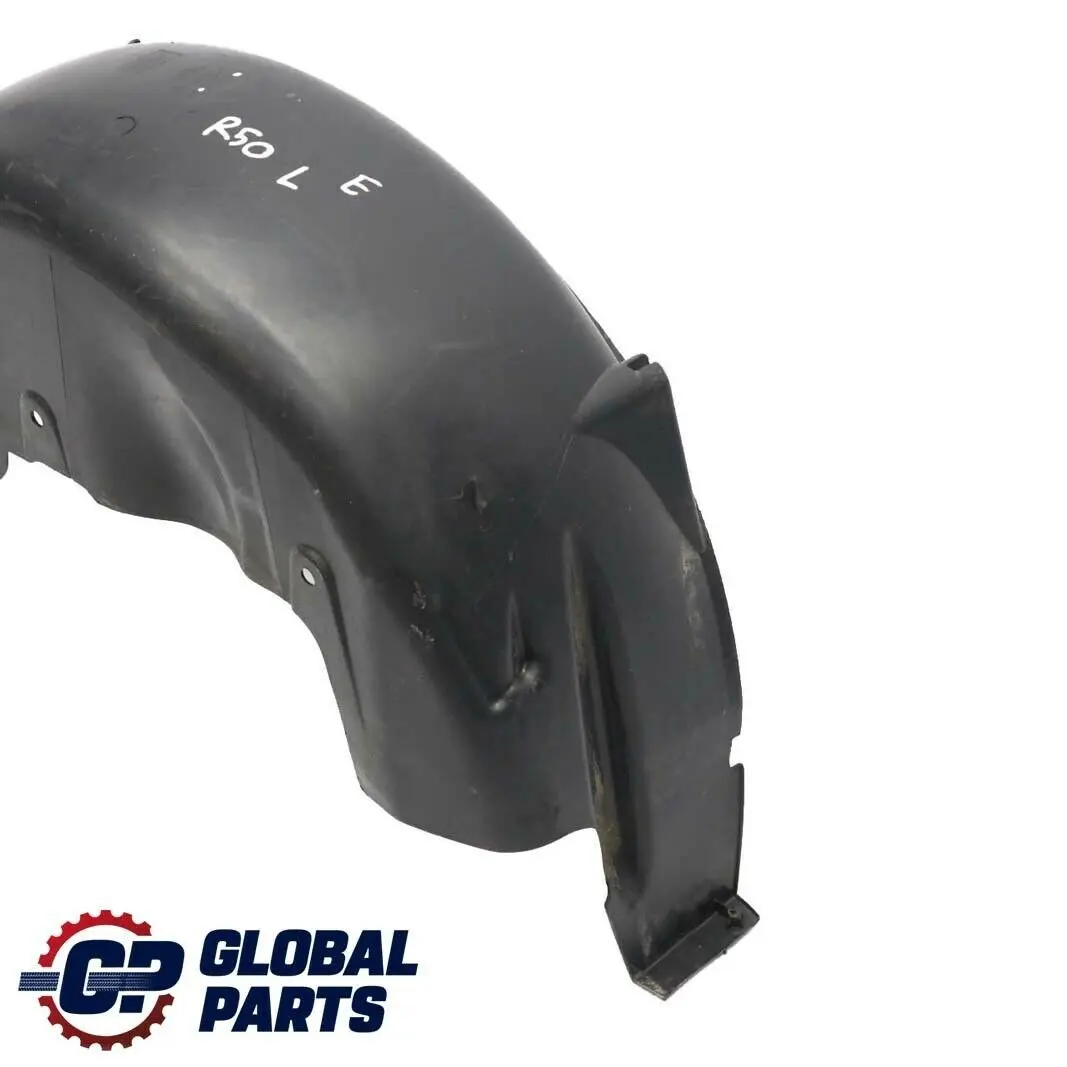 Tapa Arco Rueda Trasera Izquierda para Mini Cooper R50 R52 R53 con número de pieza 1486200 Mini Cooper R50 R52 R53 Tapa Arco Rueda Trasera Izquierda - SKU 1486200 - Número de pieza 1486200