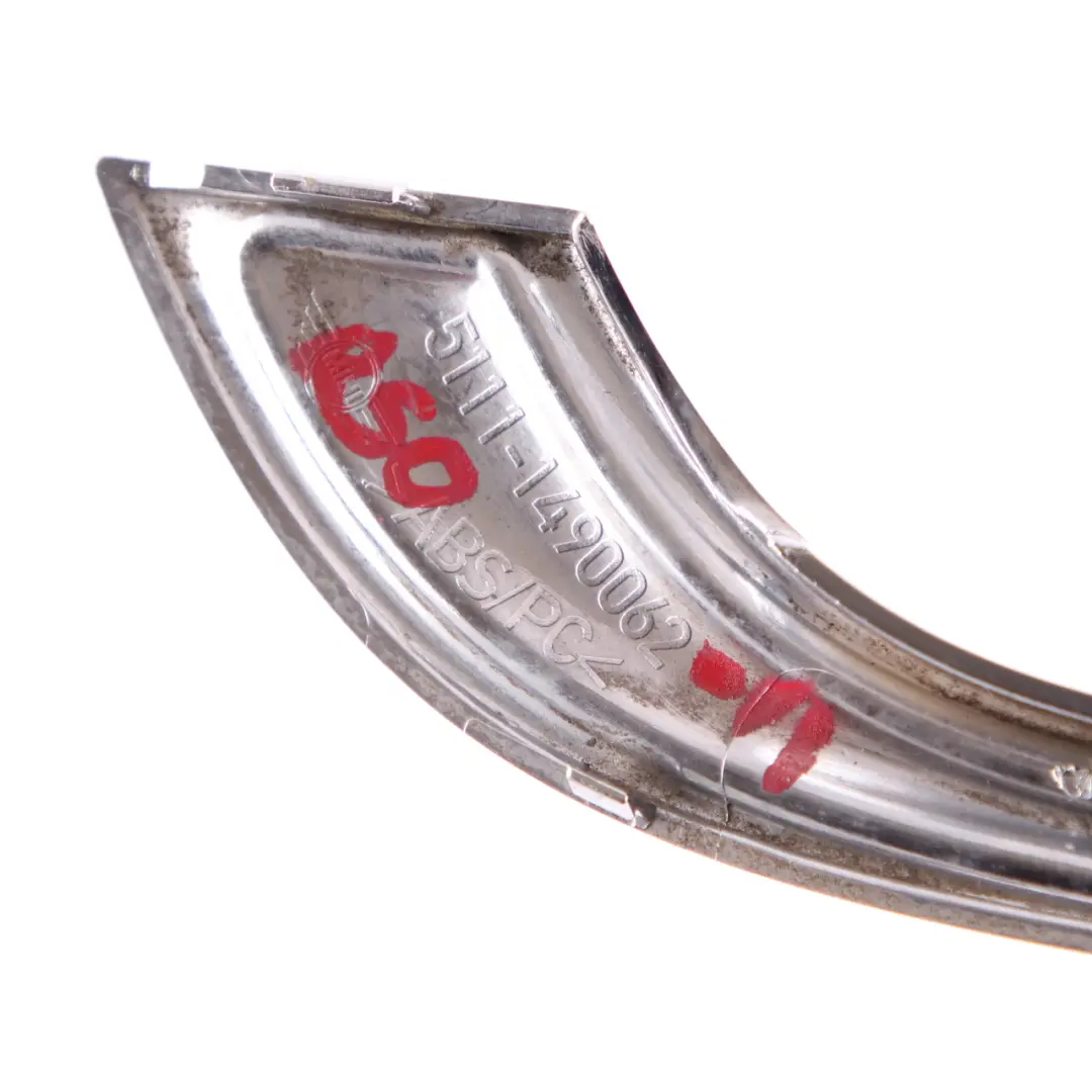 Front Bumper Hood Moulding Trim Chrome to Mini Cooper One R50 R52 R53 with Part number 1490062 Mini Cooper One R50 R52 R53 Front Bumper Hood Moulding Trim Chrome - SKU 1490062-1 - Part number 1490062