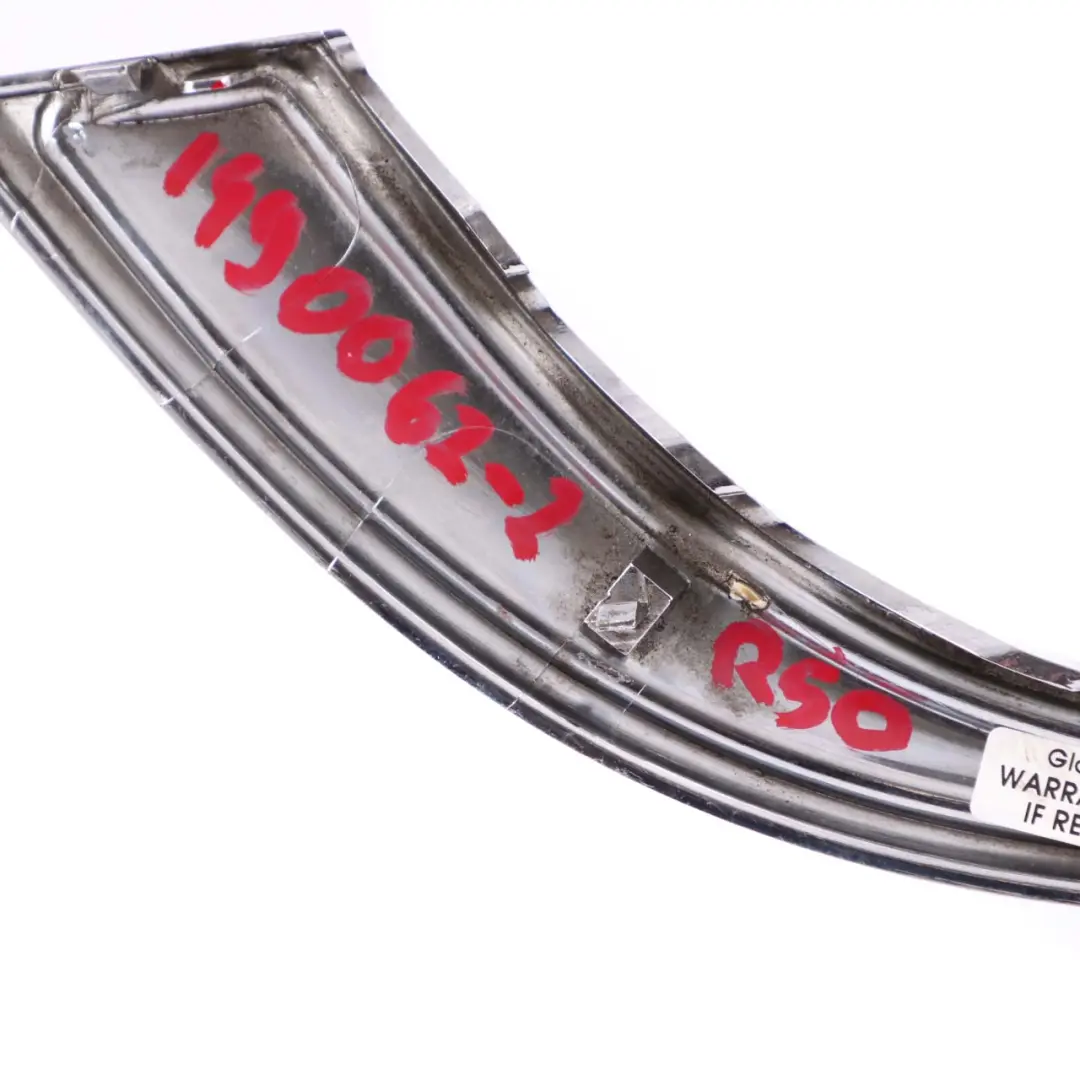 Front Bumper Hood Moulding Trim Chrome to Mini Cooper One R50 R52 R53 2 with Part number 1490062 Mini Cooper One R50 R52 R53 2 Front Bumper Hood Moulding Trim Chrome - SKU 1490062-2 - Part number 1490062