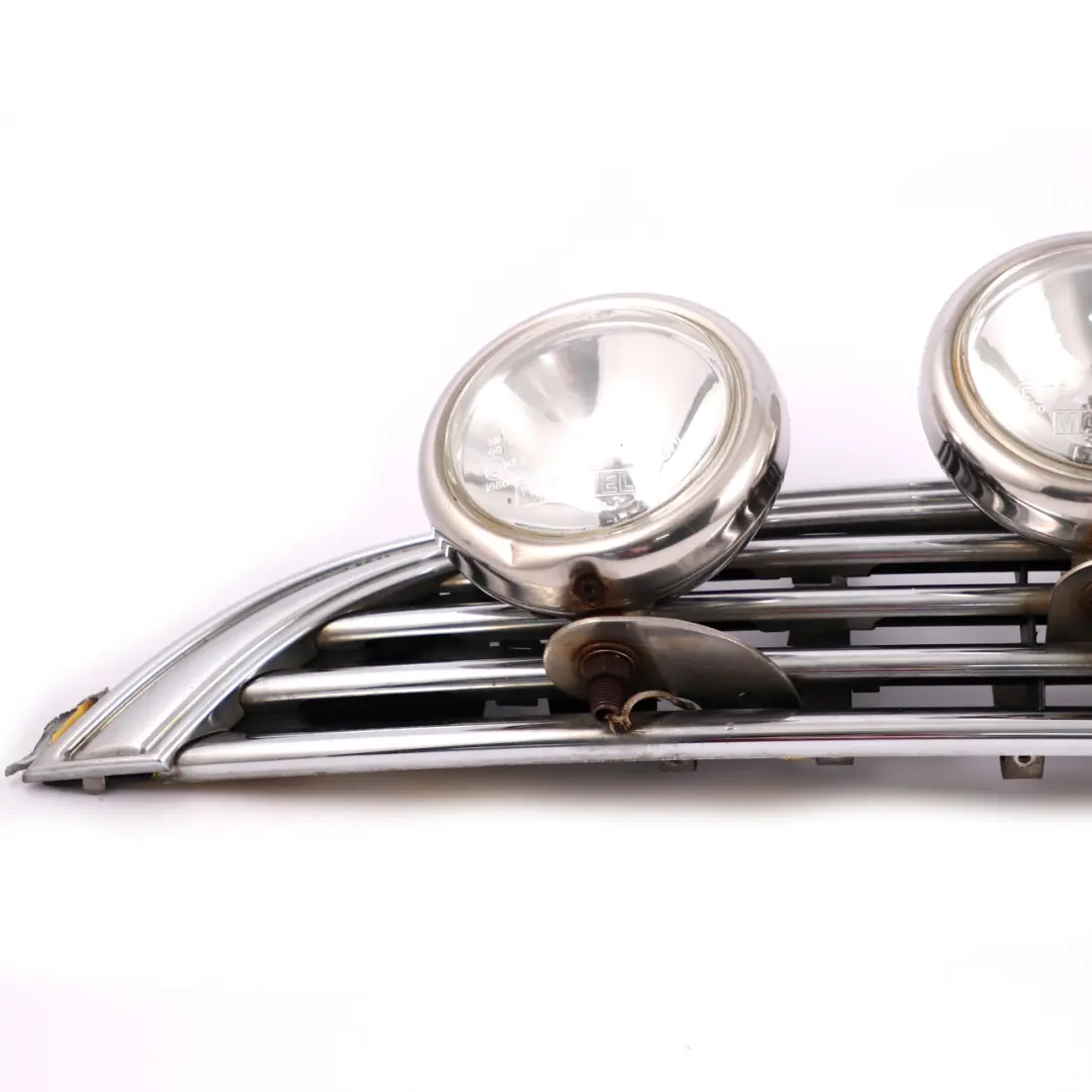 Front Chrome Grill Bonnet + 4 x High Beam Halogen Lamps Set to Mini R50 with Part number 1490374 Mini R50 Front Chrome Grill Bonnet + 4 x High Beam Halogen Lamps Set - SKU 1490374-2 - Part number 1490374