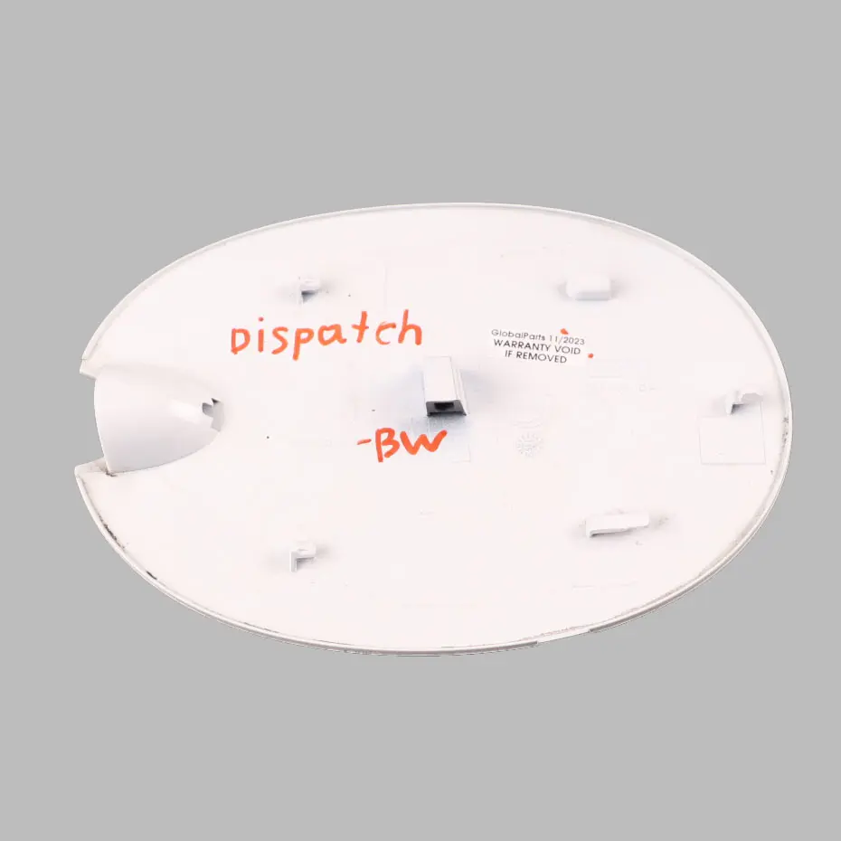 Citroen Dispatch Fuel Filler Fill Flap Tank Cap Cover Banquise White to with Part number 149782808 Citroen Dispatch Fuel Filler Fill Flap Tank Cap Cover Banquise White - SKU 149782808-BW - Part number 149782808