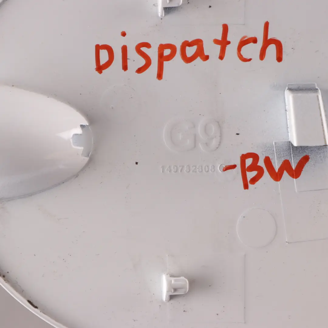 Citroen Dispatch Fuel Filler Fill Flap Tank Cap Cover Banquise White to with Part number 149782808 Citroen Dispatch Fuel Filler Fill Flap Tank Cap Cover Banquise White - SKU 149782808-BW - Part number 149782808