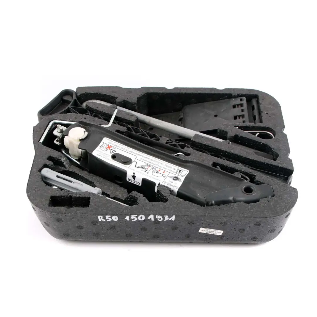 Toolkit Tool Set Lifting Jack Spanner Hook Eye Spanner to Mini Cooper R50 R52 with Part number 6779731 Mini Cooper R50 R52 Toolkit Tool Set Lifting Jack Spanner Hook Eye Spanner - SKU 1501931 - Part number 6779731