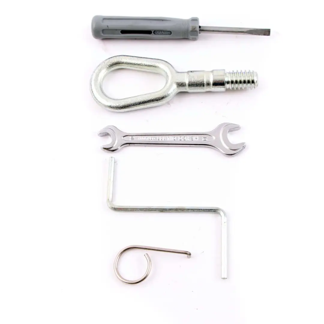 Toolkit Tool Set Lifting Jack Spanner Hook Eye Spanner to Mini Cooper R50 R52 with Part number 6779731 Mini Cooper R50 R52 Toolkit Tool Set Lifting Jack Spanner Hook Eye Spanner - SKU 1501931 - Part number 6779731