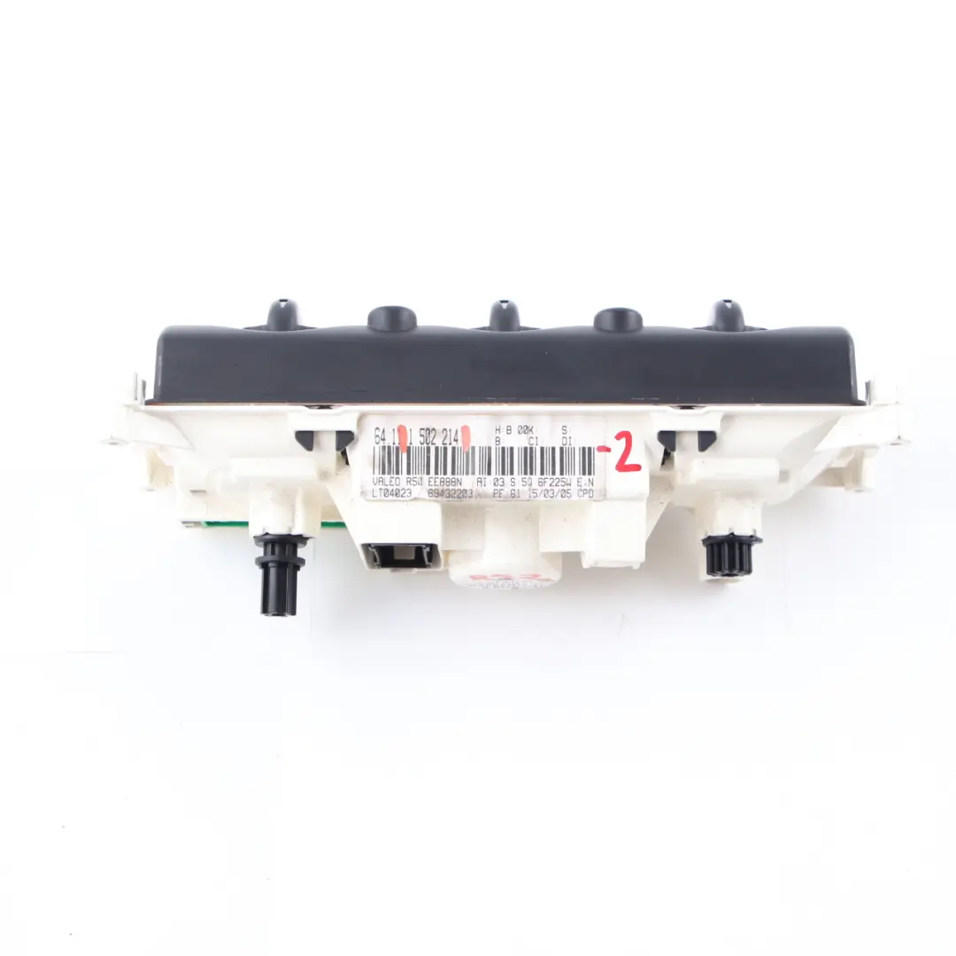 Bedienteil Klimaanlage 6411 für Mini Cooper One R50 R52 mit Teilenummer 1502214 Mini Cooper One R50 R52 Bedienteil Klimaanlage 6411 - SKU 1502214-2 - Teilenummer 1502214