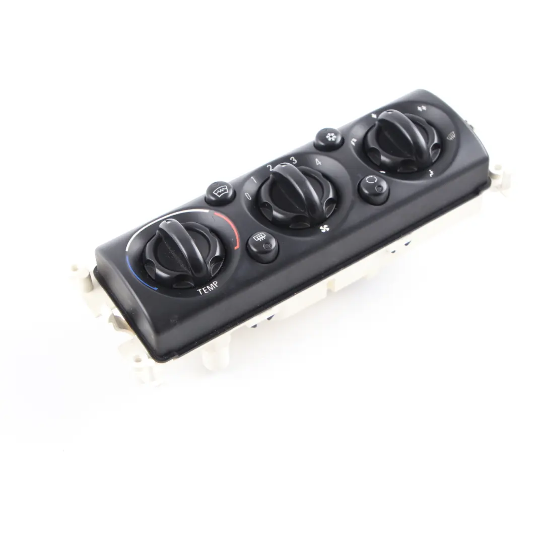 Bedienteil Klimaanlage Schwarz für BMW Mini Cooper R50 R53 R52 mit Teilenummer 1502215 BMW Mini Cooper R50 R53 R52 Bedienteil Klimaanlage Schwarz - SKU 1502215-1 - Teilenummer 1502215