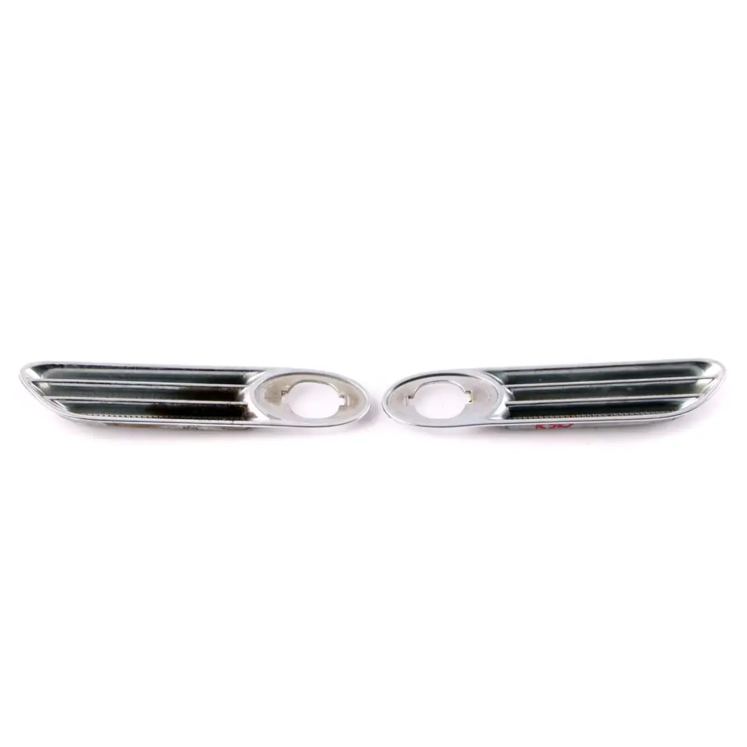 Side Wing Turn Indicator Trim Cover Front Left Right Chrome Set to Mini R50 R52 with Part number 1503561 Mini R50 R52 Side Wing Turn Indicator Trim Cover Front Left Right Chrome Set - SKU 1503561-2 - Part number 1503561