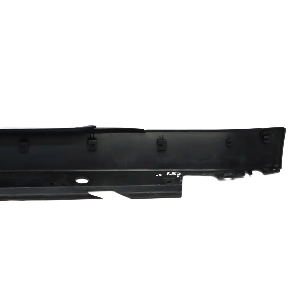 Mini R52 Cubierta Lateral Panel Faldon Derecho Negro - SKU 1505862-5 - Número de pieza 1505862