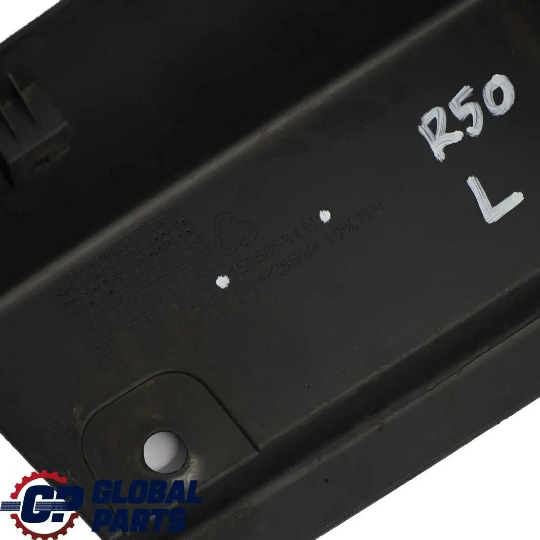 Rivestimento laterale Gonna Pannello Sinistro Nero per Mini R50 con numero di parte 1505863 Mini R50 Rivestimento laterale Gonna Pannello Sinistro Nero - SKU 1505863 - Numero di parte 1505863