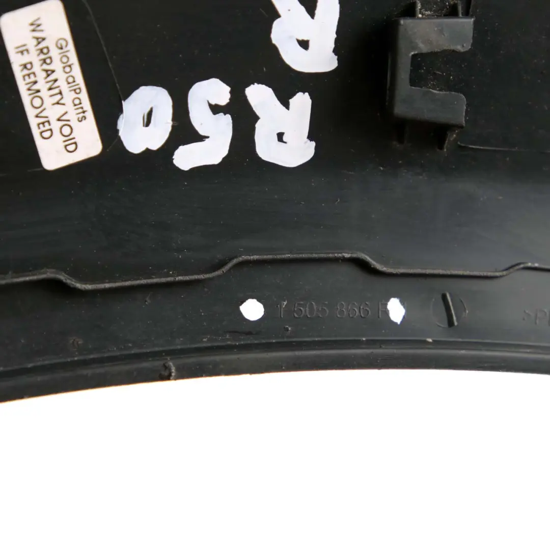 Arco Ruota Cofano Pannello Di Copertura Anteriore Destro per Mini R50 R53 con numero di parte 1505866 Mini R50 R53 Arco Ruota Cofano Pannello Di Copertura Anteriore Destro - SKU 1505866-2 - Numero di parte 1505866