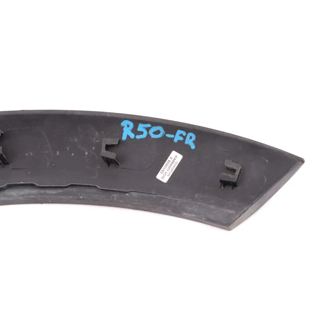 Arch Bonnet Trim Front Right O/S to Mini Cooper R50 R52 R53 Wheel with Part number 1505866 Mini Cooper R50 R52 R53 Wheel Arch Bonnet Trim Front Right O/S - SKU 1505866-3 - Part number 1505866