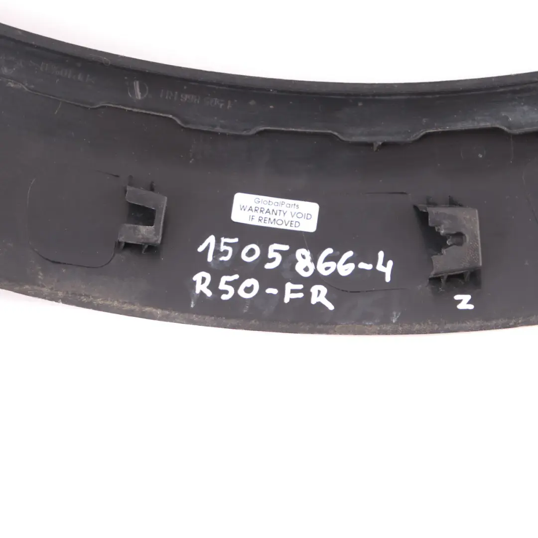 Radkastenverkleidung Mini R50 R52 R53 Motorhaube Vorne Rechts Schwarz für mit Teilenummer 1505866 Radkastenverkleidung Mini R50 R52 R53 Motorhaube Vorne Rechts Schwarz - SKU 1505866-4 - Teilenummer 1505866