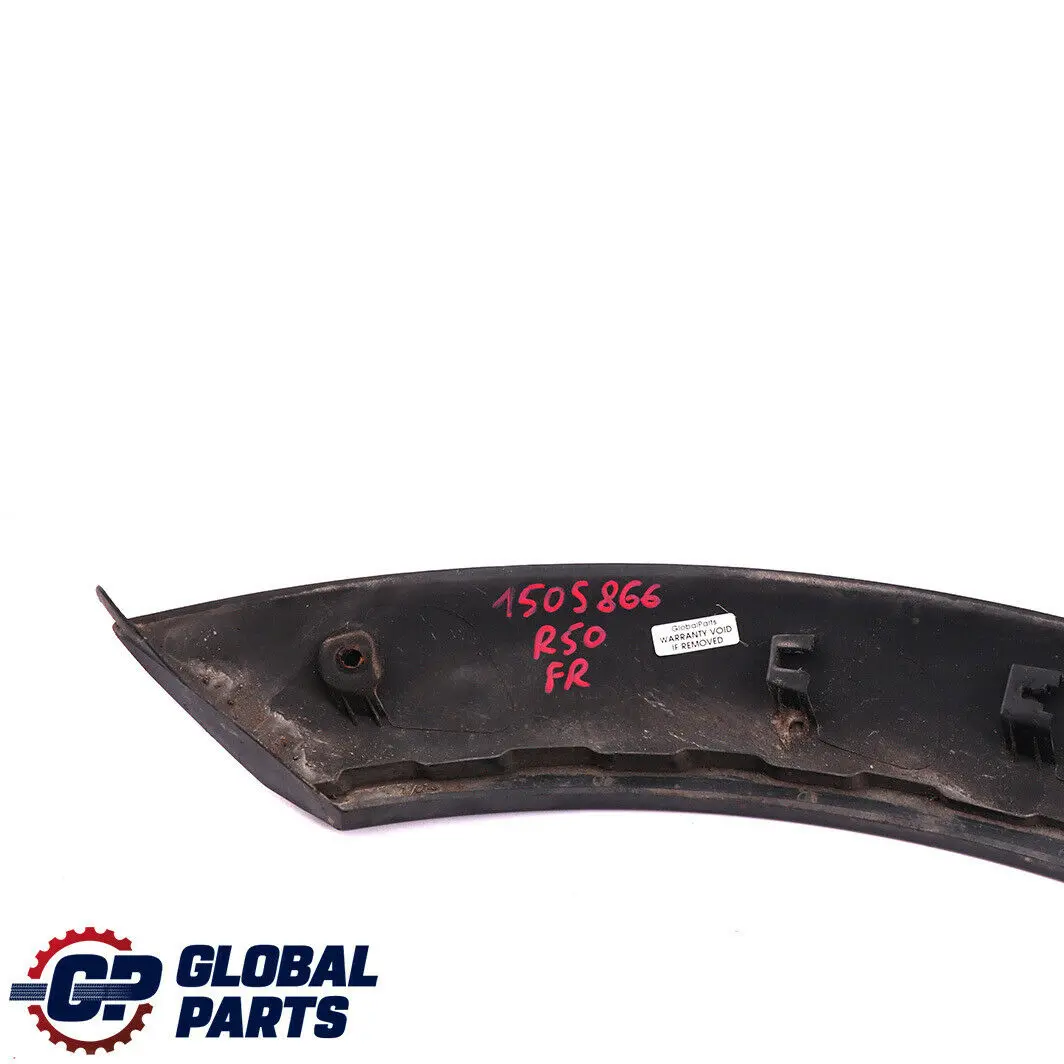 Mini R50 R52 R53 Couverture Passage de Roue Droite Rabat Noir - SKU 1505866 - Numéro de pièce 1505866
