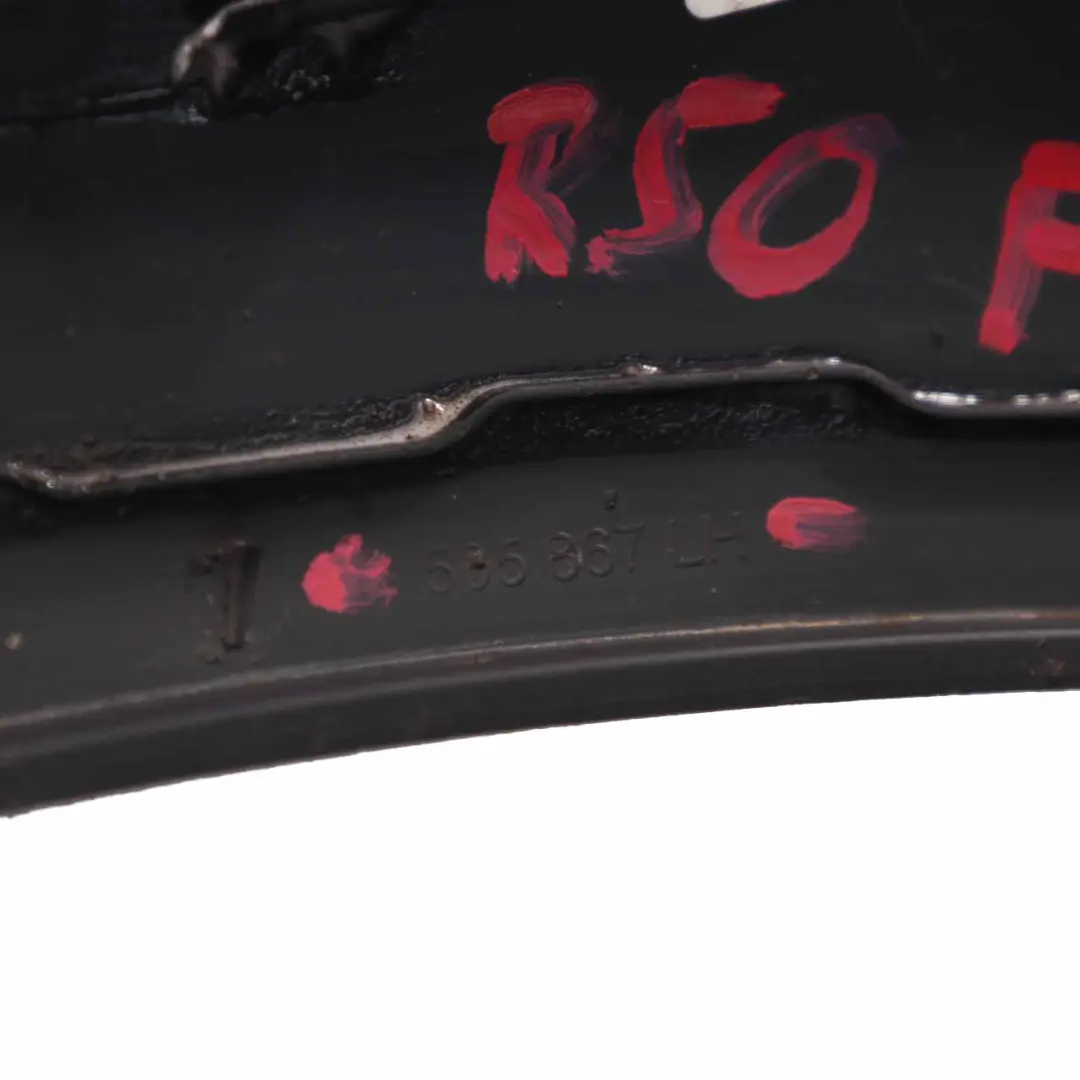 Copertura Arco Ruota Cofano Anteriore Sinistro per Mini R50 R52 R53 con numero di parte 1505867 Mini R50 R52 R53 Copertura Arco Ruota Cofano Anteriore Sinistro - SKU 1505867-3 - Numero di parte 1505867