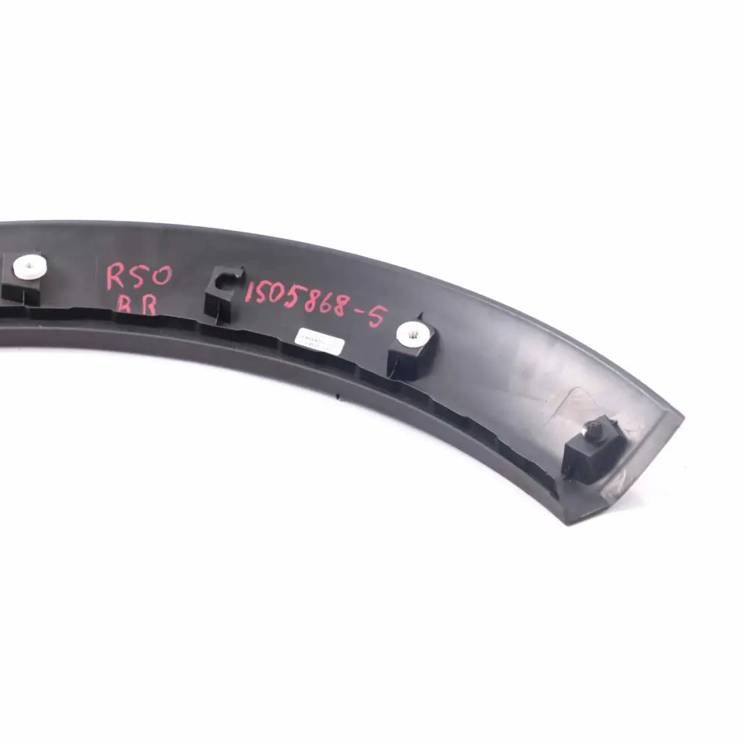 Moulage Passage Roue Mini R50 R53 Arrière Droite Side Trim Cover Panel pour à propos du numéro de pièce 1505868 Moulage Passage Roue Mini R50 R53 Arrière Droite Side Trim Cover Panel - SKU 1505868-5 - Numéro de pièce 1505868