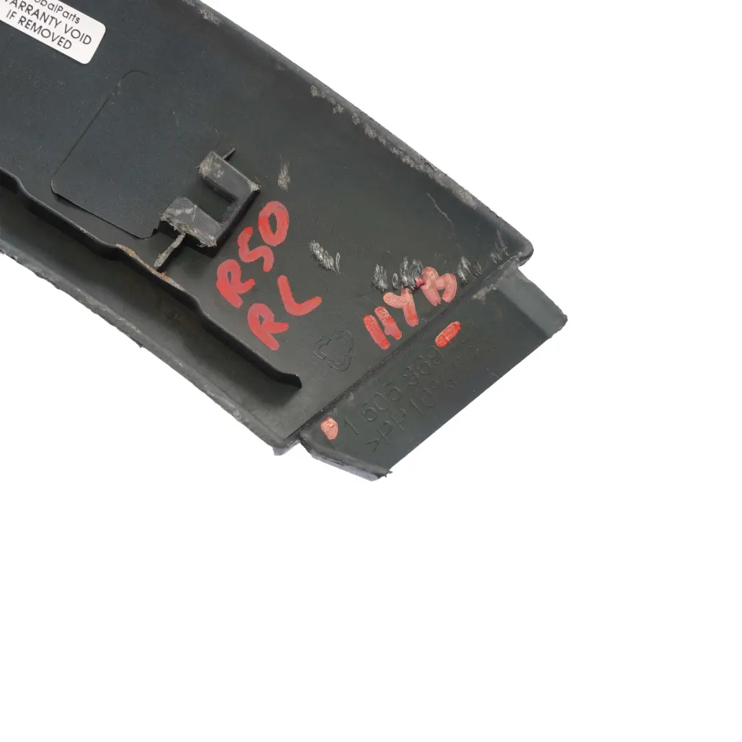 Mini Cooper R50 R52 R53 Moldura Guardabarros Trasero Izquierdo Azul Hiper - SKU 1505869-HYB - Número de pieza 1505869