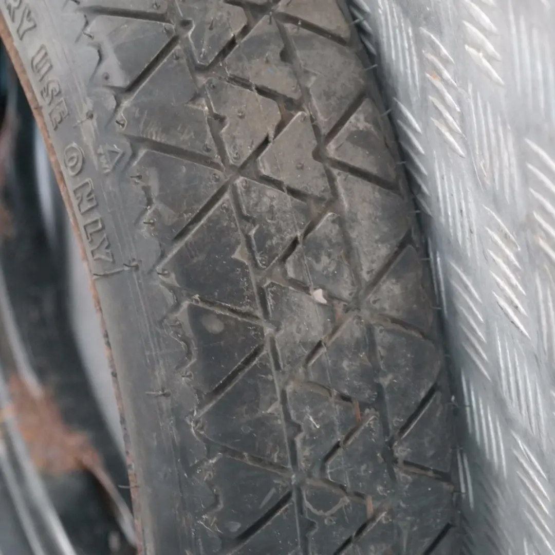 Emergency Spare Wheel Tyre 115/70 R15 to Mini Cooper R50 R56 Continental with Part number 1508367 Mini Cooper R50 R56 Continental Emergency Spare Wheel Tyre 115/70 R15 - SKU 1508367 - Part number 1508367