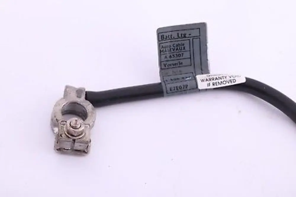 Cable Negativo De La Bateria para Mini Cooper S One D R50 R52 R53 con número de pieza 1508937 Mini Cooper S One D R50 R52 R53 Cable Negativo De La Bateria - SKU 1508937 - Número de pieza 1508937