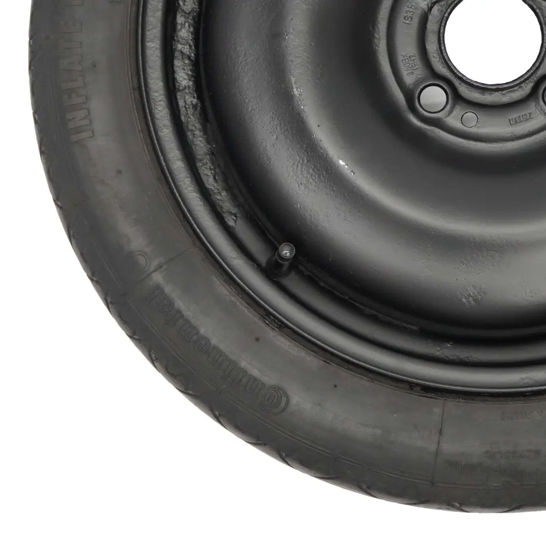 Mini R50 R55 R56 Notrad Stahl Felge Schwarz 115/70 R15 3,5J ET:35 - SKU 1509164 - Teilenummer 1509164
