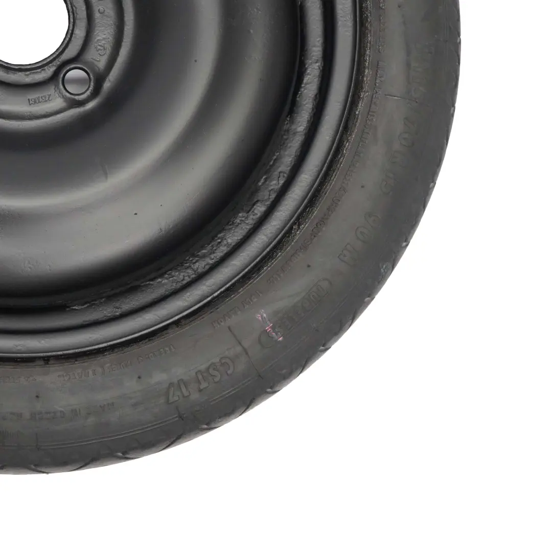 Mini R50 R55 R56 Rueda De repuesto compacta Acero Negro 115/70 R15 - SKU 1509164 - Número de pieza 1509164
