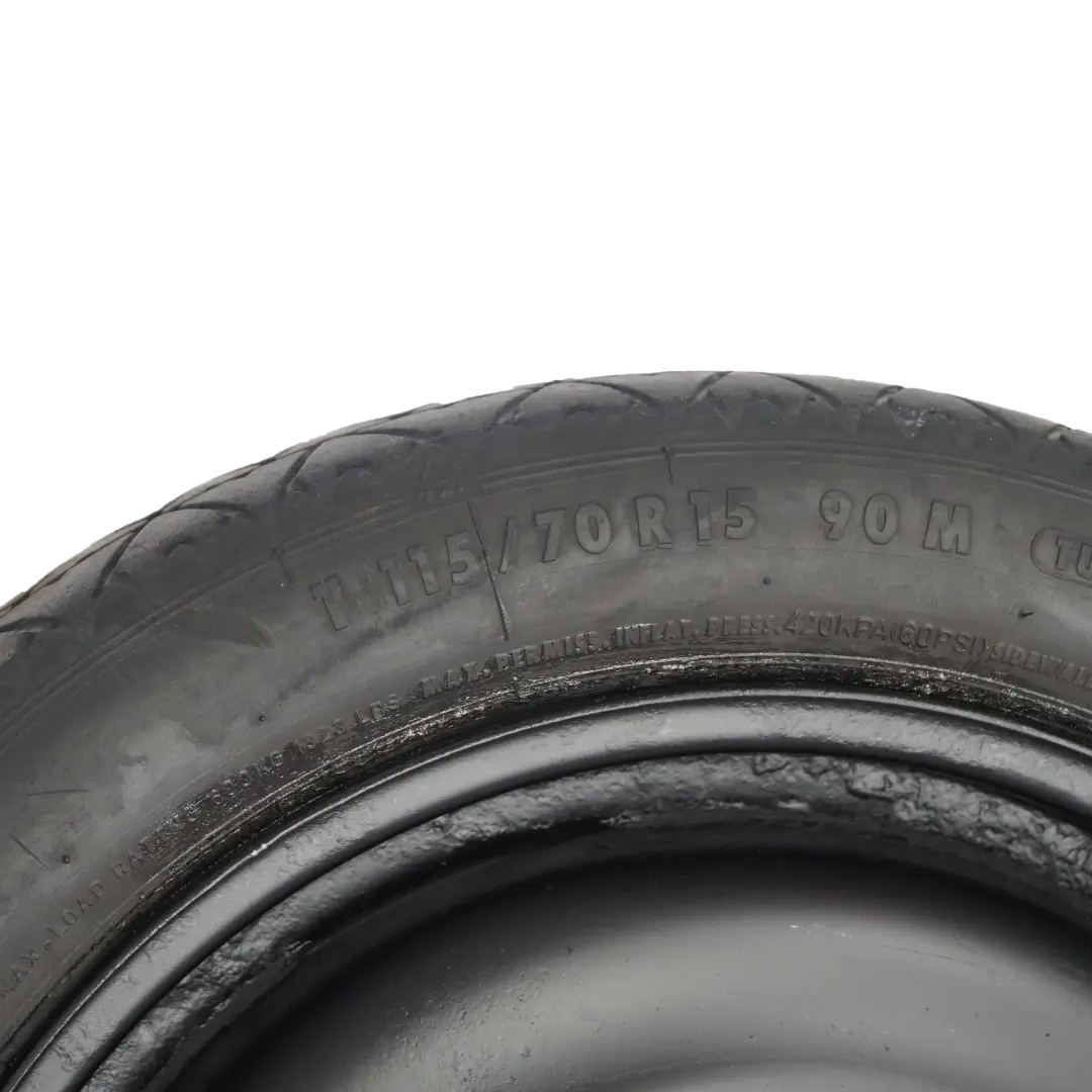 Roue De Secours Compacte En Acier Noir 115/70 R15 pour Mini R50 R55 R56 à propos du numéro de pièce 1509164 Mini R50 R55 R56 Roue De Secours Compacte En Acier Noir 115/70 R15 - SKU 1509164 - Numéro de pièce 1509164