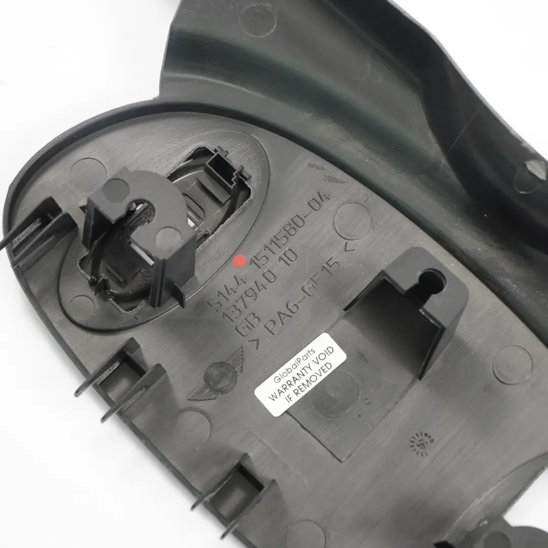 Tapa Techo Panoramico Carenado para Mini Cooper One R50 R53 con número de pieza 1511580 Mini Cooper One R50 R53 Tapa Techo Panoramico Carenado - SKU 1511580 - Número de pieza 1511580