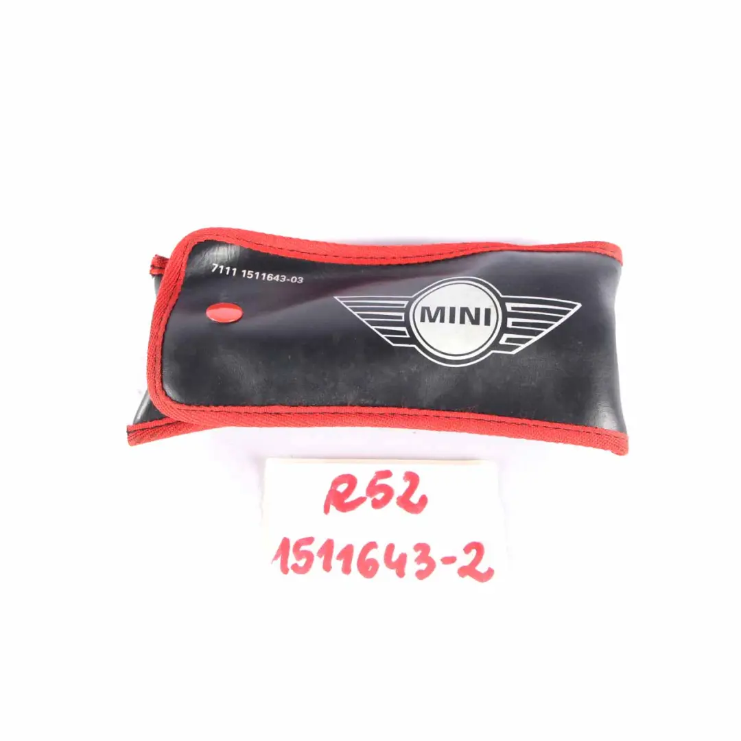 Tool Bag Mini R50 R52 R53 2 Kit Hook Eye Screwdriver to with Part number 1511643 Tool Bag Mini R50 R52 R53 2 Kit Hook Eye Screwdriver - SKU 1511643-2 - Part number 1511643