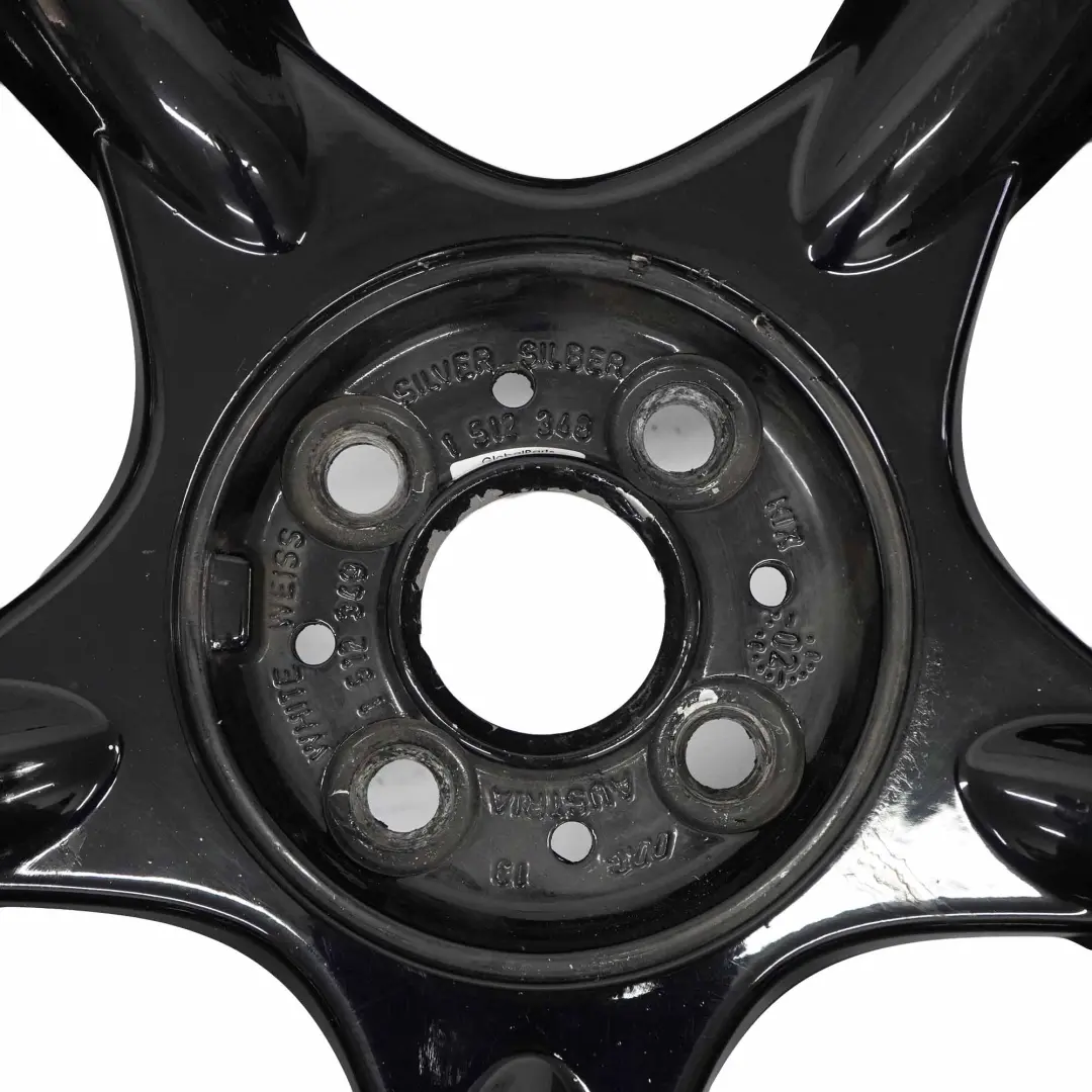 Negro Llanta De aleacion 16 6,5J ET:48 5-Spider Spoke 83 para Mini Cooper One R50 con número de pieza 1512348 Mini Cooper One R50 Negro Llanta De aleacion 16 6,5J ET:48 5-Spider Spoke 83 - SKU 1512348-4 - Número de pieza 1512348
