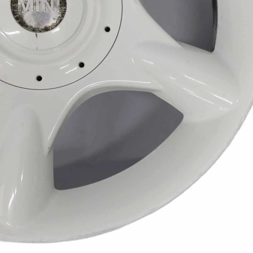 Mini Cooper R50 Blanco Llanta aleación 16" ET:48 6,5J 5-Spider Spoke 83 1512349 - SKU 1512349-1 - Número de pieza 1512348
