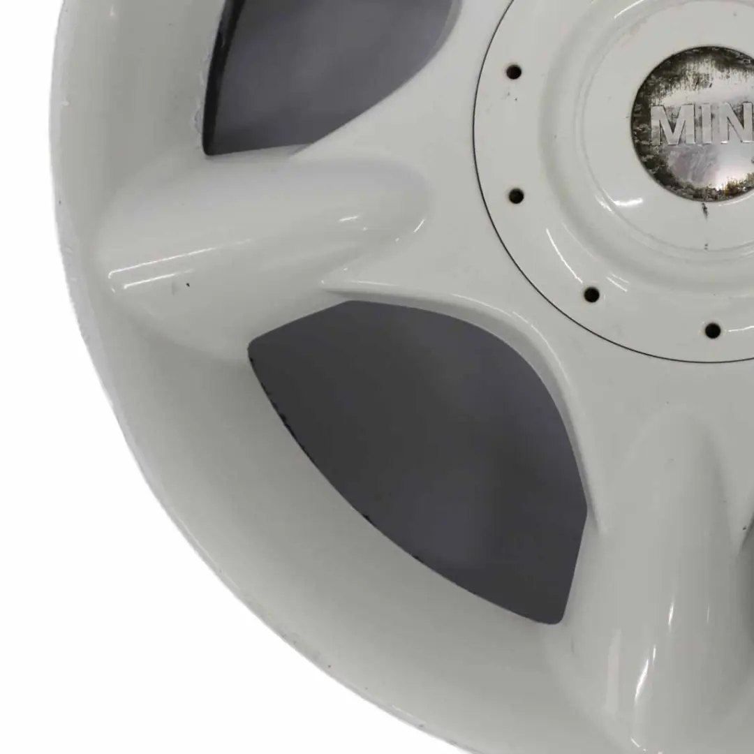 Mini Cooper R50 Blanco Llanta aleación 16" ET:48 6,5J 5-Spider Spoke 83 1512349 - SKU 1512349-1 - Número de pieza 1512348